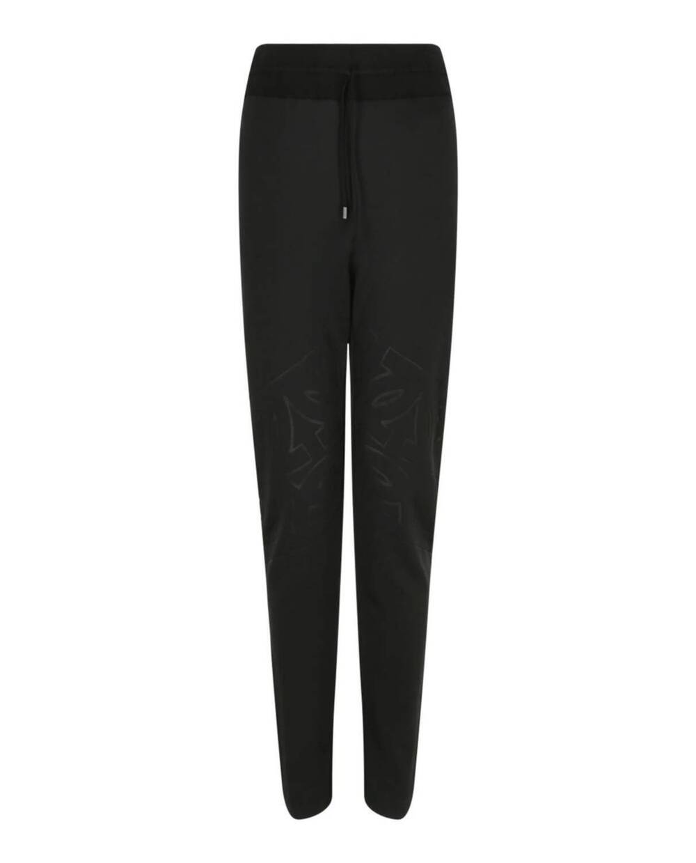 NEW SALVATORE FERRAGAMO women's lightweight knit sweatpants in black